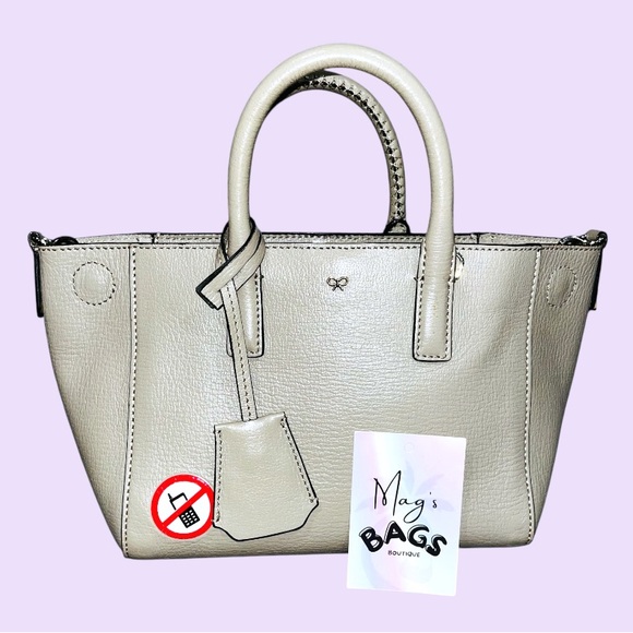 Anya Hindmarch Handbags - Anya Hindmarch: No Phones No Mobiles Patch Shoulder Tote Bag